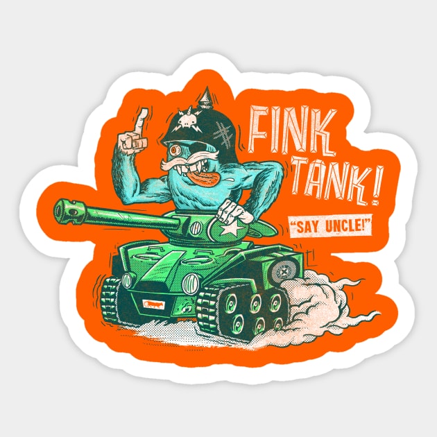 FinkTank Sticker by GiMETZCO!